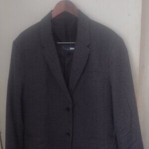 Old Navy Men XL Charcoal Gray Twill 2-Piece Suit bundle, Blazer & Trousers pants
